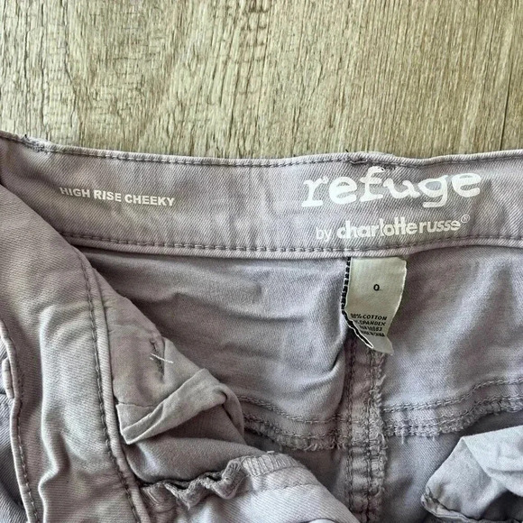 Womens/Juniors Refuge by Charlotte Russe Purple Shorts - 0 - Picture 5 of 5